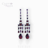 Amethyst Chandelier - Earrings
